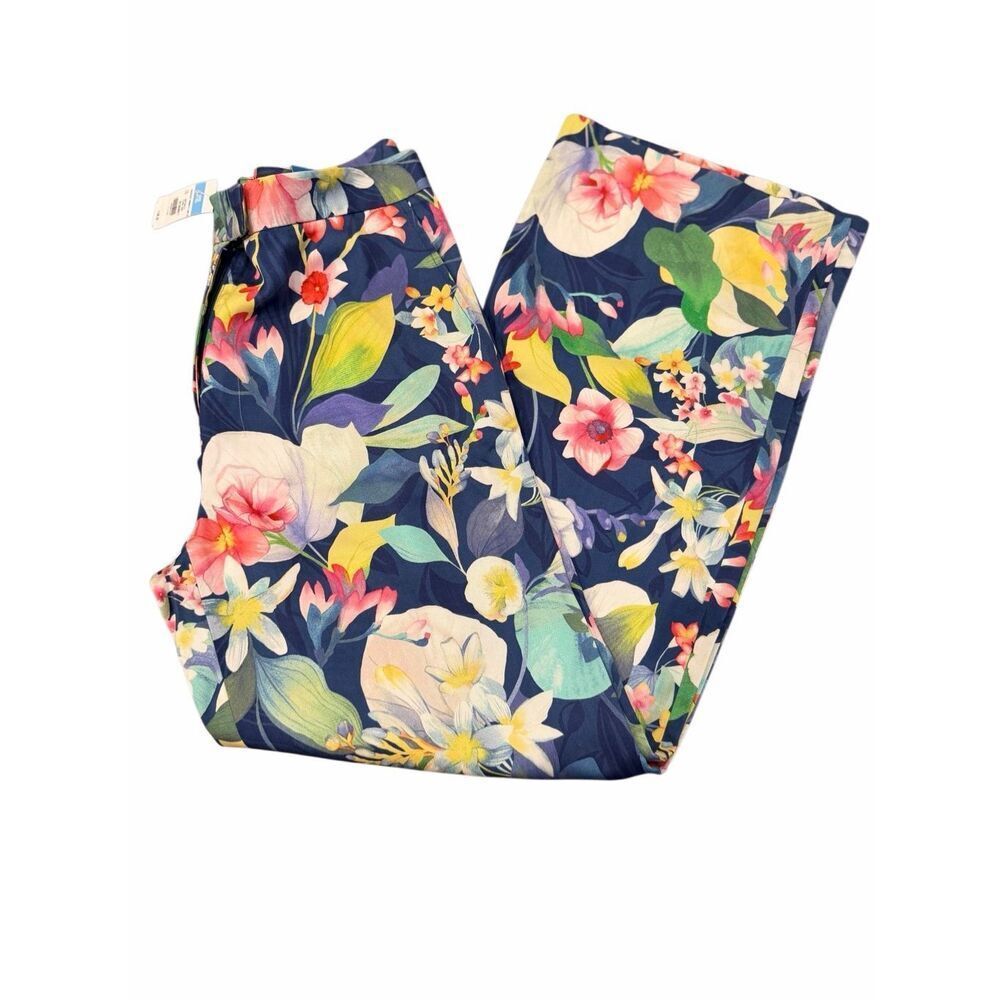 NWT J. McLaughlin Broderick Floral Reef Pants- Size 10